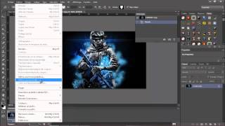 Comment faire un Blason  PhotoShop [upl. by Elocn296]