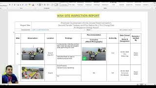 Prepare WSH Site Inspection Report [upl. by Sherwood269]