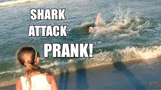 FAT MAN SHARK ATTACK PRANK Grims HILARIOUS Antics in the OCEAN [upl. by Ardell]