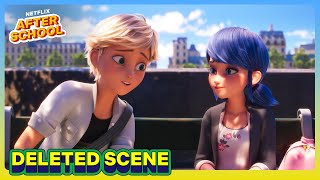 Marinette  Adrien 😍 DELETED SCENE  Miraculous Ladybug amp Cat Noir The Movie  Netflix [upl. by Josias]