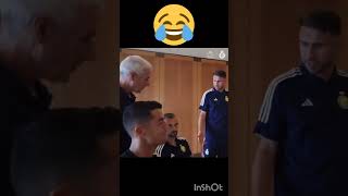 Marcelo Brozović to Aymeric Laporte speak in English 🤣🤣 Ronaldo laughing 🤣 [upl. by Clarita656]