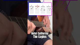 The Eagles  Hotel California chords guitar [upl. by Harlow863]