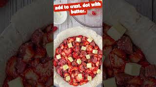 Sweet Meets Tart Ultimate Strawberry Rhubarb Pie Recipe Dessert Restless Chipotle strawberries [upl. by Jehiel]