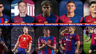 FC Barcelona Players Goal Celebrations Style 🙅‍♂️🤸‍♂️⚽ fcbarcelona player goal celebration [upl. by Licha549]