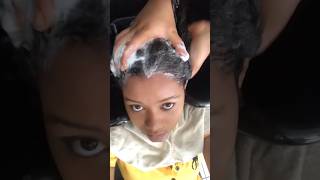 I Got My Hair Washed At An ASMR Salon hairwashday hair asrm haircare shortfeed shortsfeed [upl. by Bruce877]