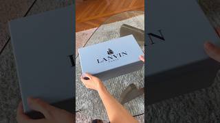 Let’s unbox a brand new sneakers from Lanvin  Available on our websitemenfashion lanvin sneaker [upl. by Melodie174]