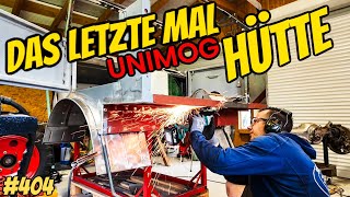 Die ERLÖSUNG  Die Hütte ist FERTIG   Unimog 421 weigert sich  Glanz der Teile  vlog 404 [upl. by Enuj]