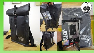 Hypergear Dry Pac Aero Fast Slot 25liter Adapt Waterproof Bag  Open box review and measurement [upl. by Firmin]