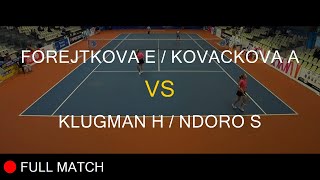 FOREJTKOVA E CZE  KOVACKOVA A CZE VS KLUGMAN H GBR  NDORO S GBR  Open Super 12 Auray 2020 [upl. by Grimes278]