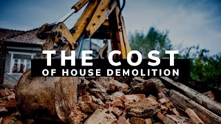 House Demolition How Much Does It Cost To Tear Down A House [upl. by Nevla893]