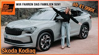 Skoda Kodiaq im Test 2024 Wir fahren das NEUE Familien SUV Fahrbericht  Review  Sportline  RS [upl. by Gujral]