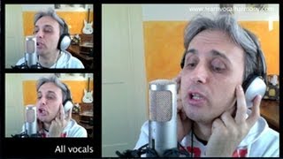 How To SING With A Little Help From My Friends BEATLES Vocal HARMONY  Galeazzo Frudua [upl. by Rakso]