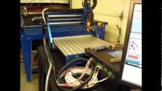 CNC Router Build Video 3 Software and Wiring [upl. by Bernadina]