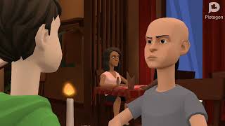 Classic Caillou misbehaves at Pizza Hut5 strikesgrounded REQUEST BY SafurnGaming [upl. by Ruthy]