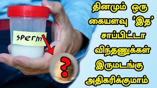 HOW TO INCREASE SPERM COUNT  BEST FOOD FOR SPERM COUNT INCREASE IN TAMIL  Arokiya Clinic [upl. by Reinwald924]