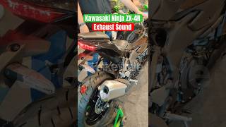 Kawasaki Ninja ZX4R Exhaust Sound  BikeWale shorts [upl. by Navarro345]