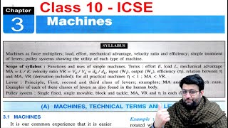 Machine Unveiled in ONE SHOT Class 10 ICSE Physics Explained [upl. by Asyal]