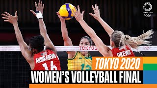 Brazil 🇧🇷 vs USA 🇺🇸  Womens Volleyball Gold Medal Match  Tokyo Replays [upl. by Ulund461]