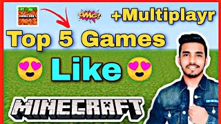 Top 5 Games Like Minecraft  Multiplayr Hindi 2021 [upl. by Robbie]