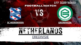 SC Heerenveen vs Groningen NETHERLANDS Eredivisie LIVESCORE [upl. by Copeland]