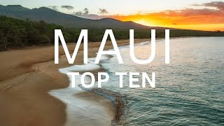 Top 10 Places To Visit In Maui [upl. by Huberto718]