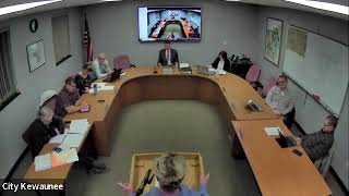 City of Kewaunee Common Council November 11th meeting [upl. by Yttik]