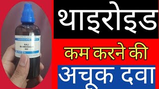 hyperthyroid homeopathic medicine goiter treatment थाइरोइड का बढ़ना [upl. by Sillek]