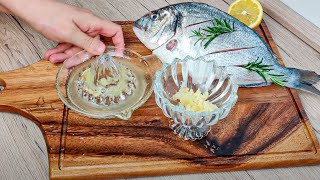 This is the easiest and tastiest sea bream I have ever eaten Recipe in 15 minutes [upl. by Edlin]