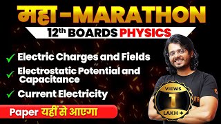 Electrostatics amp Current Electricity Revision in One Shot  CBSE Board 2024  Gaurav sir [upl. by Hardden]