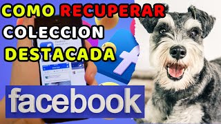 Cómo Recuperar Colección DESTACADA o historias destacadas De Facebook 2024 [upl. by Chiang]