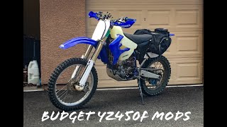 5 Budget Mods to Turn Your YZ450F into a Trail Bike [upl. by Enoved]