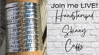 Handstamped Skinny Cuff Tutorial [upl. by Etiam174]