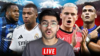 Atalanta vs Real Madrid  Leverkusen vs Inter Milan LIVE UCL WATCHALONG [upl. by Ednutabab339]