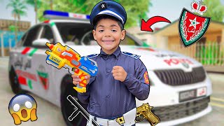 اخيرا خليت يونس يعيش شرطي 👮‍♂️🔥لمدة 24 ساعة ⏰ تحكم فينا وندمنا😥 [upl. by Hummel]