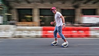 TESTING SEGWAY ELECTRIC SHOES [upl. by Hakan]