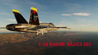 F18 Radar Basics 101 Türkçe f18 radar temel kullanımı [upl. by Ilrebmik]