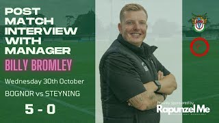 Post Match Interview  Rockettes vs Steyning  30th October 24 [upl. by Ysac]