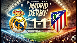 Real Madrid vs Atlético Madrid Derby 2024  Goals Highlights Analysis [upl. by Cacia336]