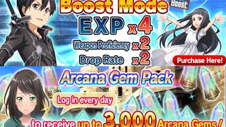 SAOIF Is the boost pack and arcana gem pack worth it [upl. by Eentrok]