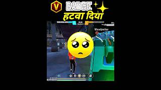 3 YouTuber removed V badge 😢😢 foryou freefiremax facts vbadge respect shorts [upl. by Mariejeanne]