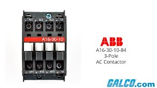 ABB A16301084 3Pole Contactor [upl. by Tallbott]