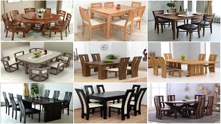 Dining Table 100 Latest Wooden dining table amp chair design  Modern Dining Table Set  2021 [upl. by Eerihs]