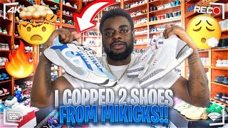 I COPPED 2 SHOES FROM MIKICKS  SNEAKER REVIEW [upl. by Infeld7]