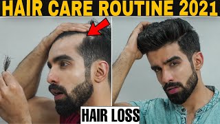 AFFORDABLE HAIR CARE ROUTINE for HAIR LOSS amp DANDRUFF HAIR FALL SOLUTION  HAIR THINNING HINDI [upl. by Mosby]