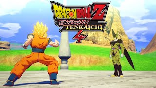 Goku Vs Cell  Cell Games Begin  DBZ Budokai Tenkaichi 4 Fan Made Mod Walkthrough 2K60FPS [upl. by Aihsoem]