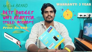 Best Budget WiFi USB Adapter  TpLink N300 Mini TLWN823N Unboxing amp Review in Tamil  PriceRs499 [upl. by Colin854]