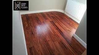 Patagonian Rosewood Curupau Flooring  Supply amp Installation  Luxury Wood Flooring [upl. by Dnomhcir321]