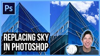 REPLACING THE SKY in Images Using Photoshop  Photoshop for Architecture Tutorial 2 [upl. by Lindahl]