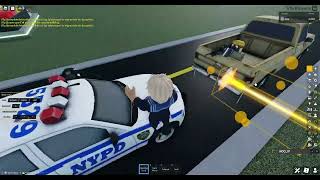 Police Chase BYBAT Roblox [upl. by Winnick131]