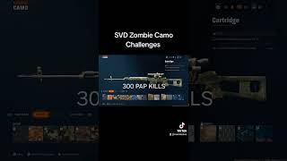 SVD Zombie Camo Challenges blackops6 callofduty [upl. by Levona21]